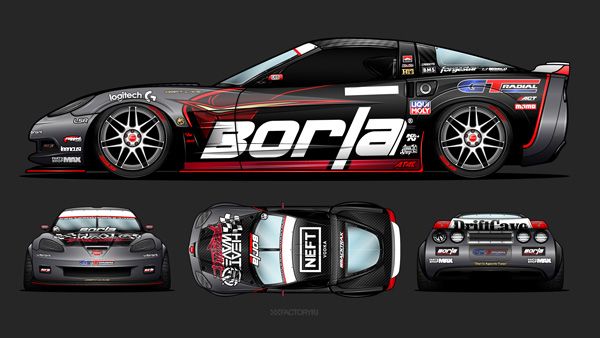 Borla Performance GT Radial Heat Wave Visual Logitech LIQUI MOLY Corvette